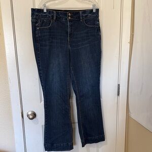Lane Bryant Dark Blue Boot Cut Jeans